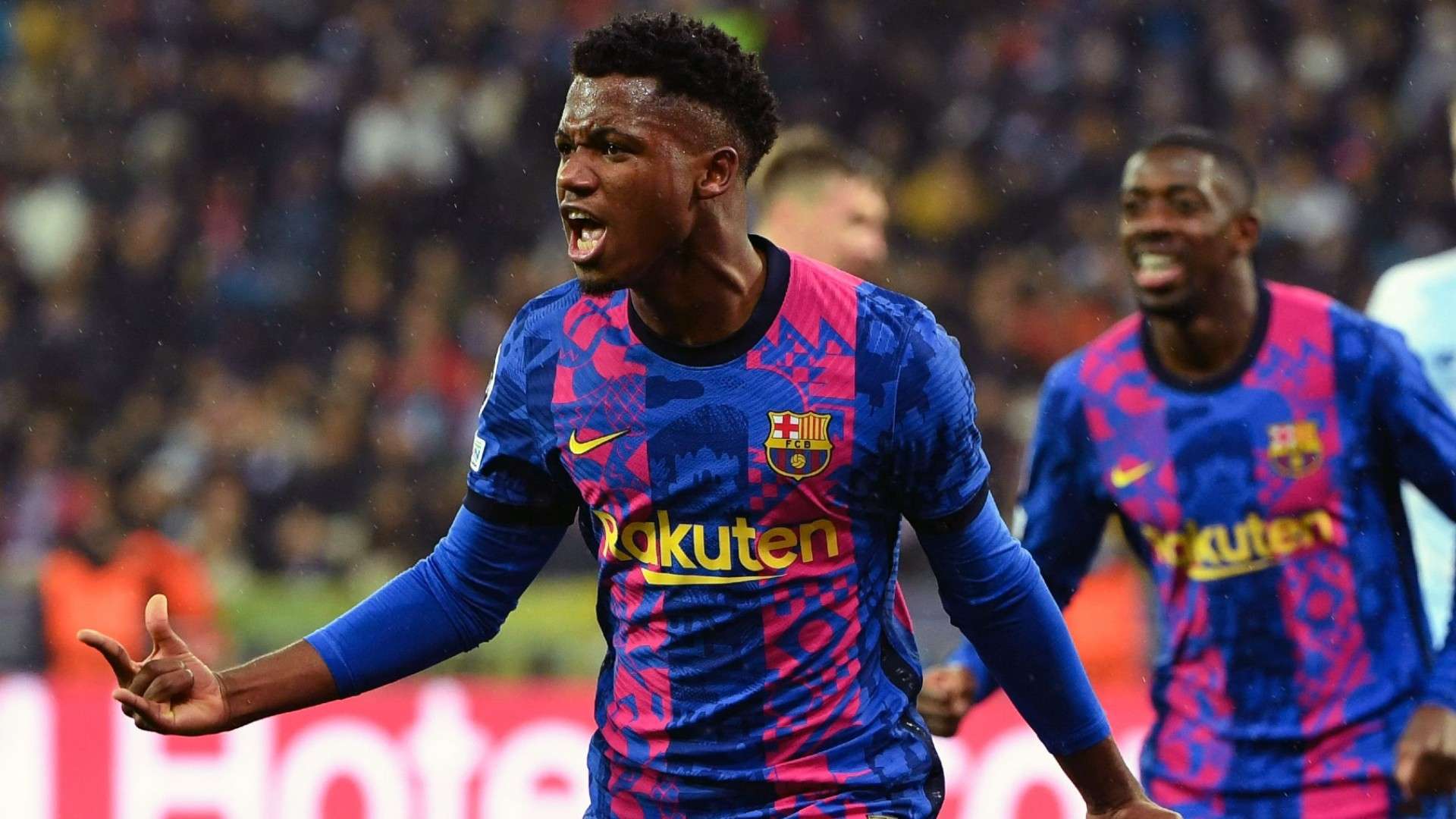 Ansu Fati trên sân cỏ