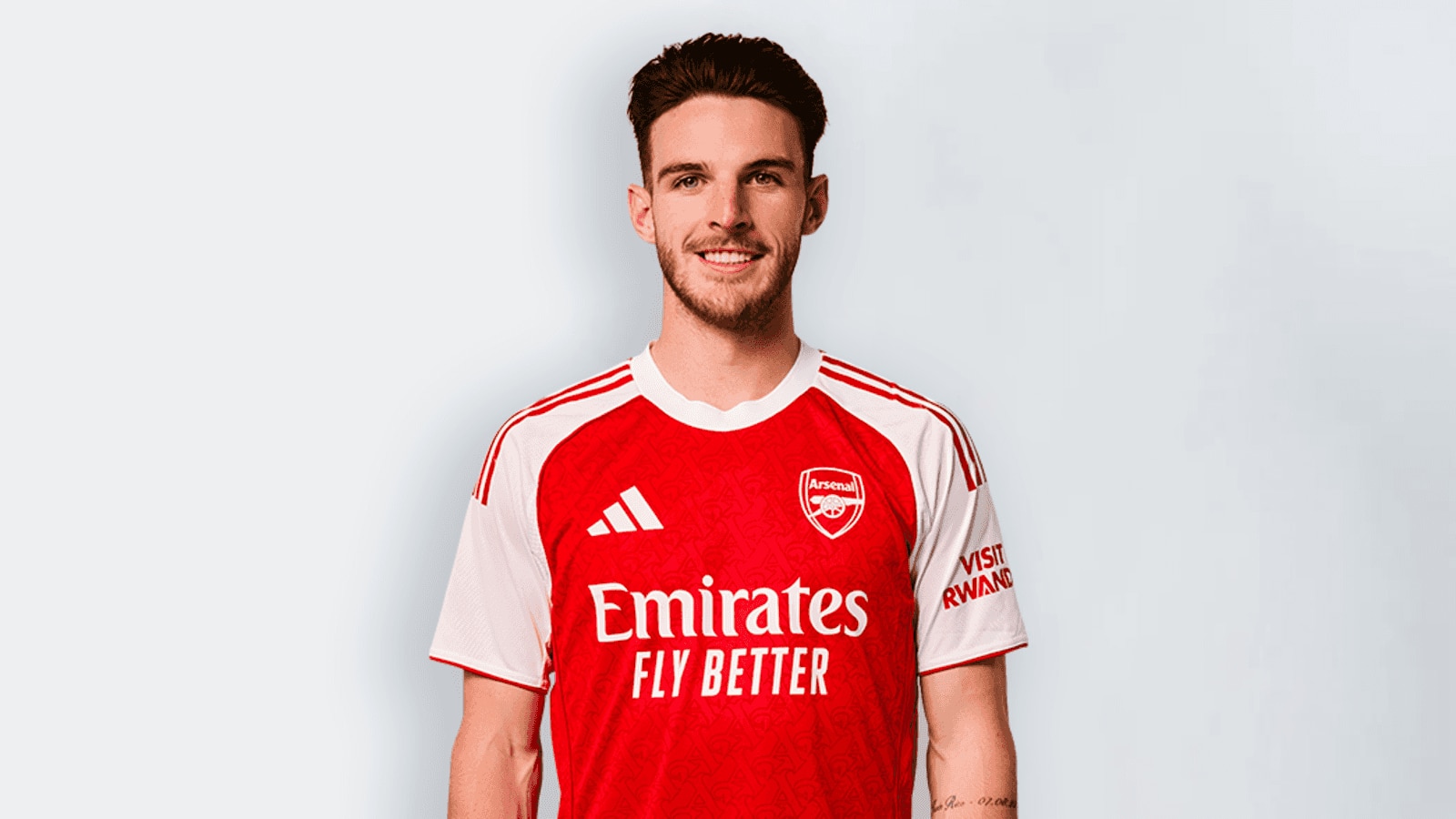 Declan Rice trong màu áo Arsenal