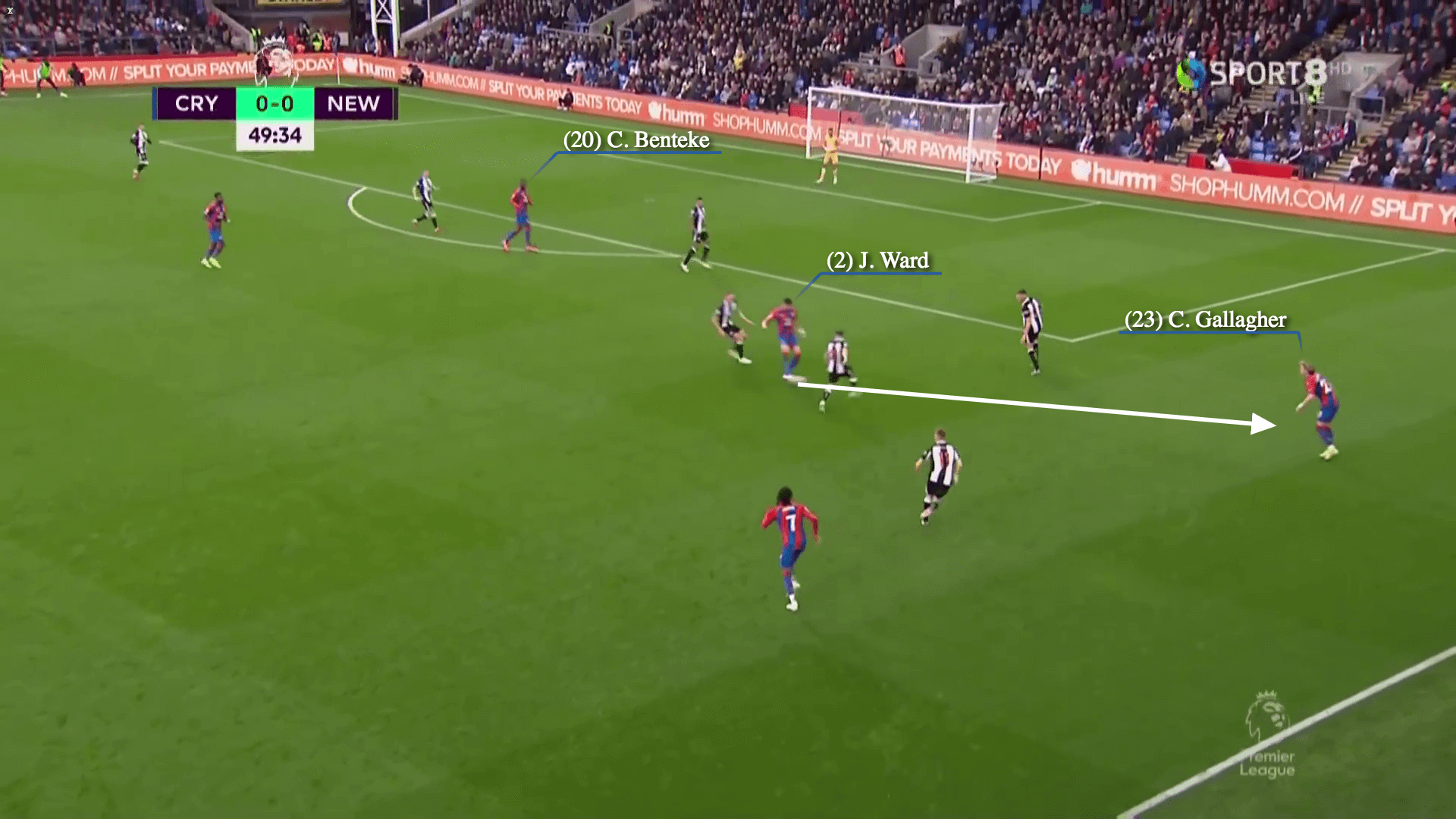 Đường chạy underlap tạo bất ngờ phá thế kèm