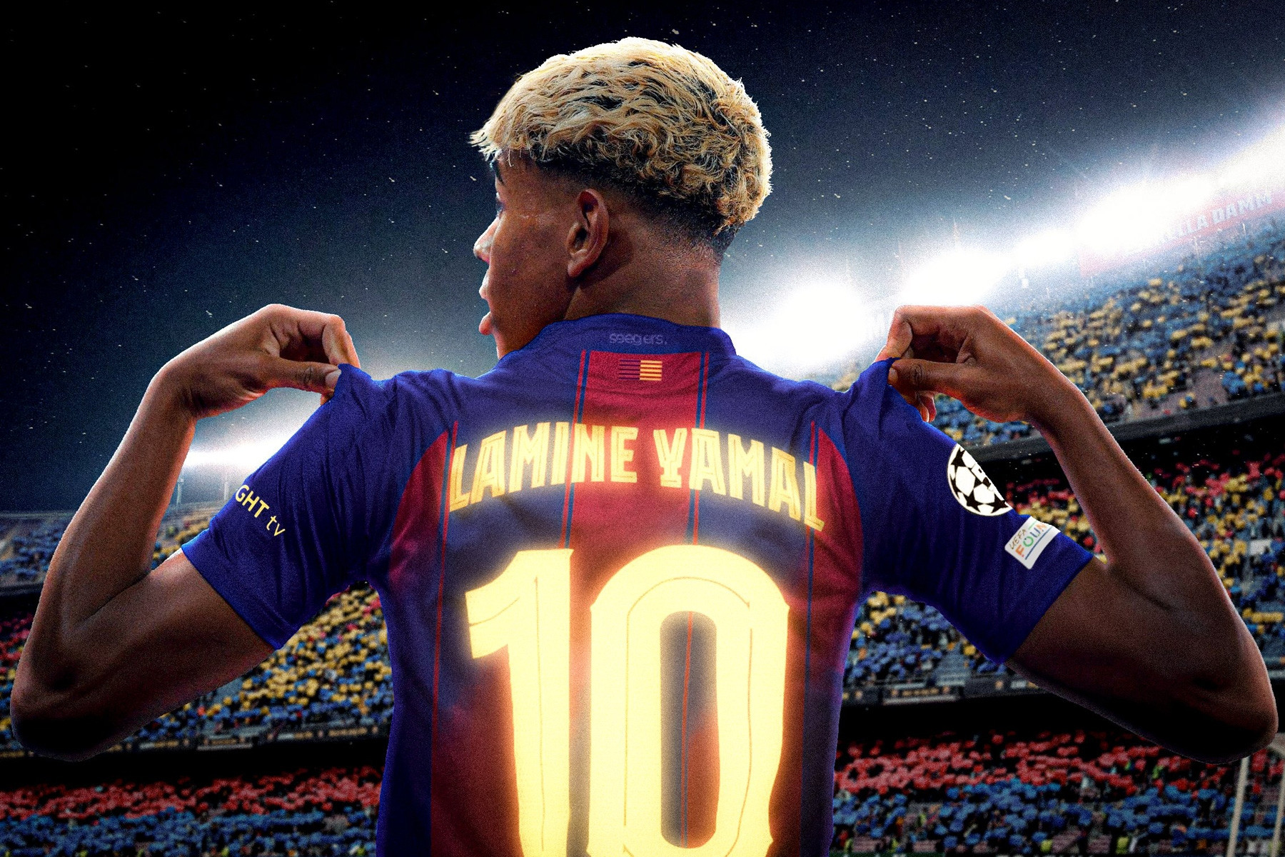 Lamine Yamal ra mắt áo số 10 Barca