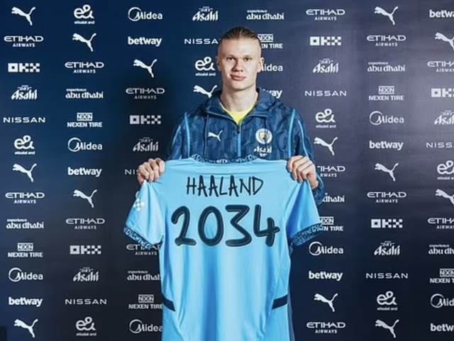 Haaland gia hạn với Man City đến 2030