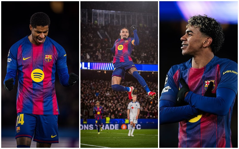 Yamal cùng Rashford bùng nổ, Barcelona ngược dòng ngoạn mục vào vòng 1/8 Cúp C1