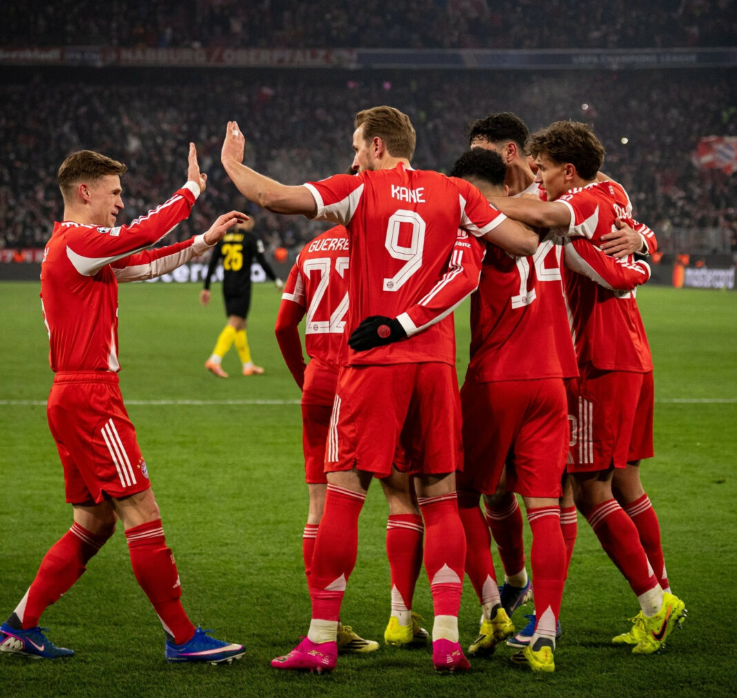 Harry Kane chói sáng, Bayern Munich ‘bay’ vào vòng 1/8