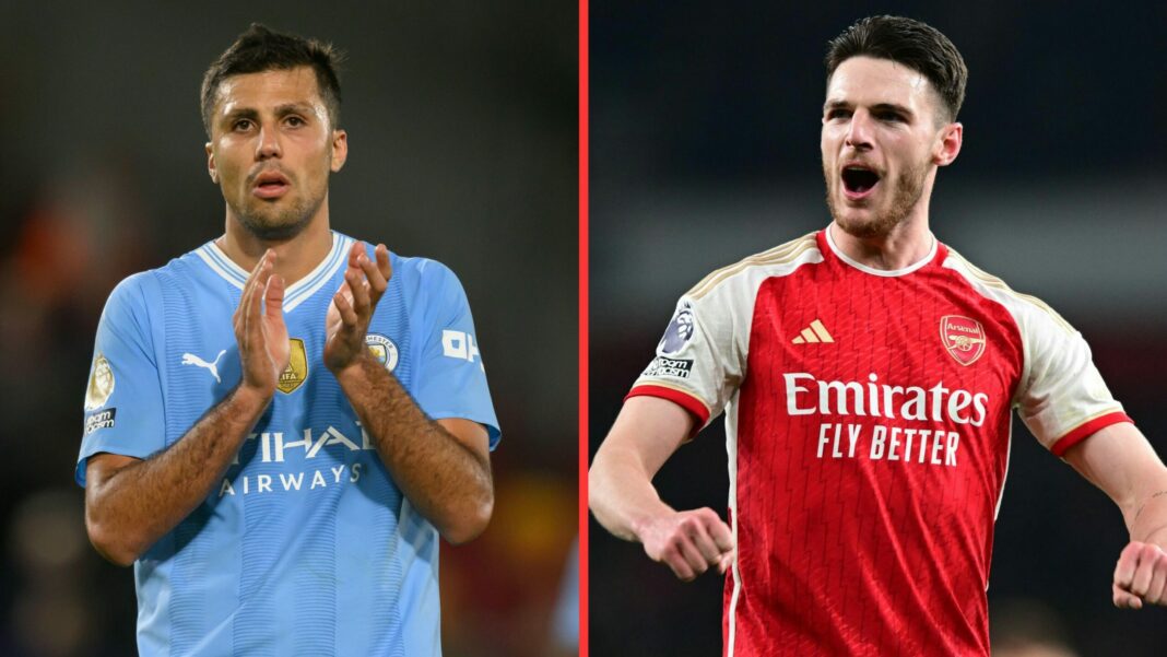 Declan Rice vs Rodri – So sánh hai tiền vệ hàng đầu FIFA