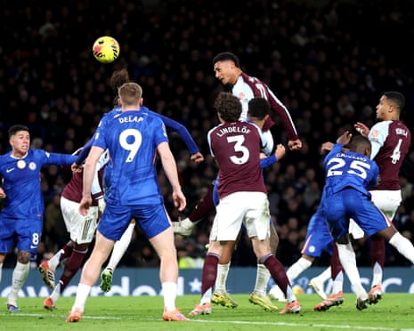 Ollie Watkins’ double off the bench gives Aston Villa comeback victory at Chelsea